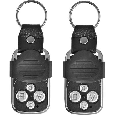 Vision Lot De 2 Télécommandes Universelles Sans Fil À 4 Boutons, Duplicateur De Télécommande De Portail, Fréquence 270-433,92 Mhz, Code Fixe, Télécommande De Porte De Garage - Publicité Vision Lot De 2 Télécommandes Universelles Sans Fil À 4 Boutons, Duplicateur De Télécommande De Portail, Fréquence 270-433,92 Mhz, Code Fixe, Télécommande De Porte De Garage - Publicité