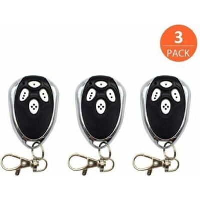 ENLENK Lot De 3 Télécommandes De Porte De Garage Alutech At-4 An-motors 433,92 Mhz À Code Tournant - Publicité ENLENK Lot De 3 Télécommandes De Porte De Garage Alutech At-4 An-motors 433,92 Mhz À Code Tournant - Publicité