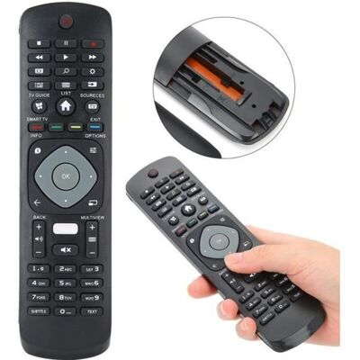 FANGMEDIA Télécommande Tv - Philips - Télécommande De Remplacement - 10 M De Portée - Abs Résistant - Universelle - Publicité FANGMEDIA Télécommande Tv - Philips - Télécommande De Remplacement - 10 M De Portée - Abs Résistant - Universelle - Publicité