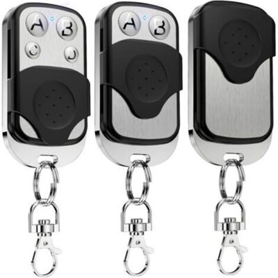 URSUS Telecommande Universelle Portail 433.92 Mhz, Copie Télécommande Garage Sans Fil À 4 Boutons,telecommande Porte Clés3pcs - Publicité URSUS Telecommande Universelle Portail 433.92 Mhz, Copie Télécommande Garage Sans Fil À 4 Boutons,telecommande Porte Clés3pcs - Publicité