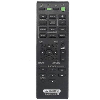 ALLAUVE Télécommande De Remplacement Rm-anp115 Compatible Avec Les Barres De Son Sony Ht-ct370, Ht-ct770 Et Sa-ct370 - Publicité ALLAUVE Télécommande De Remplacement Rm-anp115 Compatible Avec Les Barres De Son Sony Ht-ct370, Ht-ct770 Et Sa-ct370 - Publicité