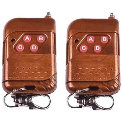 OEM Télécommande Radio 315 Mhz Pour Portes Sectionnelles, Quatre Boutons, Acajou - Publicité OEM Télécommande Radio 315 Mhz Pour Portes Sectionnelles, Quatre Boutons, Acajou - Publicité