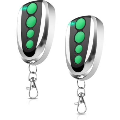 BARKBUSTERS 433,92 Mhz Télécommande Compatible Avec Tous Topens M12,4 Boutons Télécommande Portail Pour Ouverture Automatique Du Portail De Garage Émetteurs Sans Fil Contrôleur(2 Pièce) - Publicité BARKBUSTERS 433,92 Mhz Télécommande Compatible Avec Tous Topens M12,4 Boutons Télécommande Portail Pour Ouverture Automatique Du Portail De Garage Émetteurs Sans Fil Contrôleur(2 Pièce) - Publicité