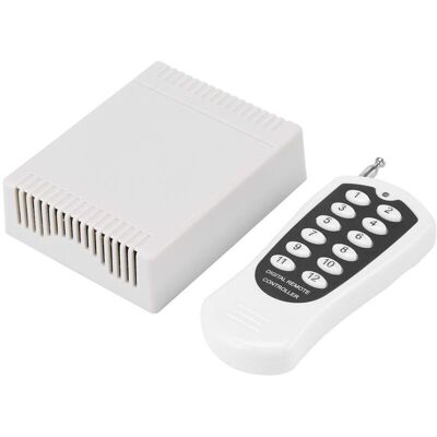 MOXIE Relais 12 V Dc, 12 Canaux, Télécommande Rf Sans Fil, Émetteur Et Récepteur - Publicité MOXIE Relais 12 V Dc, 12 Canaux, Télécommande Rf Sans Fil, Émetteur Et Récepteur - Publicité