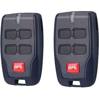 Vision Lot De 2 Télécommandes De Porte De Garage Bft 4 Canaux Pour Portail Électrique Bft Mitto 2, 4 Boutons, 12 V, 433 Mhz - Publicité Vision Lot De 2 Télécommandes De Porte De Garage Bft 4 Canaux Pour Portail Électrique Bft Mitto 2, 4 Boutons, 12 V, 433 Mhz - Publicité