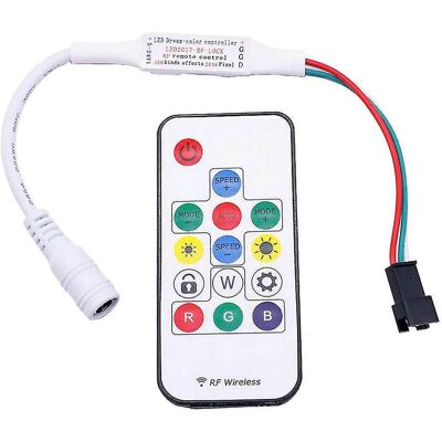LISATR Télécommande 14 Touches Pour Bande Led Ir Rgb 5 V Cc - Publicité LISATR Télécommande 14 Touches Pour Bande Led Ir Rgb 5 V Cc - Publicité
