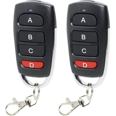 URSUS 2 Télécommandes De Porte De Garage 433 Mhz, Télécommande Universelle Sans Fil Pour Porte De Garage, Duplicateur De Télécommande De Porte De Garage À 4 Boutons, Portail Électrique Clone Longue Portée D - Publicité URSUS 2 Télécommandes De Porte De Garage 433 Mhz, Télécommande Universelle Sans Fil Pour Porte De Garage, Duplicateur De Télécommande De Porte De Garage À 4 Boutons, Portail Électrique Clone Longue Portée D - Publicité