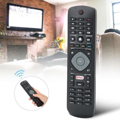 FANGMEDIA Télécommande De Remplacement Tv Pour Philips Hof16h303gpd24 43pus6262/12 49pus6401 398gr08bephn0012ht 398gr08bephn0011hl - Publicité FANGMEDIA Télécommande De Remplacement Tv Pour Philips Hof16h303gpd24 43pus6262/12 49pus6401 398gr08bephn0012ht 398gr08bephn0011hl - Publicité