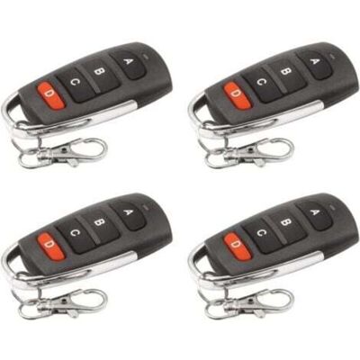 OEM 4 Pièces 433 Mhz Télécommande De Porte, Télécommande De Porte De Garage Sans Fil Copieur Clone 433.92 Mhz - Publicité OEM 4 Pièces 433 Mhz Télécommande De Porte, Télécommande De Porte De Garage Sans Fil Copieur Clone 433.92 Mhz - Publicité