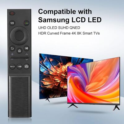 SANS MARQUE Lot De 2 Télécommandes Universelles Pour Samsung Smart Tv, Bn59-01358b Télécommande De Rechange Pour Samsung Qled Uhd Suhd Hdr Lcd Led Hdtv Frame Curved 4k 8k 3d Smart Tv - Publicité SANS MARQUE Lot De 2 Télécommandes Universelles Pour Samsung Smart Tv, Bn59-01358b Télécommande De Rechange Pour Samsung Qled Uhd Suhd Hdr Lcd Led Hdtv Frame Curved 4k 8k 3d Smart Tv - Publicité