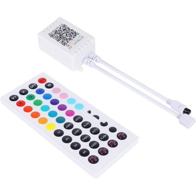 Melissa 44 Touches Télécommande Ir Et Blanc Ir Contrôleur Blutooth Pour Rgb Led Bande 5050 Smd Ruban Lumineuse - Publicité Melissa 44 Touches Télécommande Ir Et Blanc Ir Contrôleur Blutooth Pour Rgb Led Bande 5050 Smd Ruban Lumineuse - Publicité