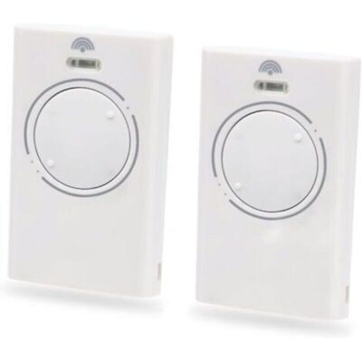 OEM Deux Télécommandes De Porte De Garage 868 Mhz, Compatibles Avec La Série Xt4, Blanches, 2 Canaux - Publicité OEM Deux Télécommandes De Porte De Garage 868 Mhz, Compatibles Avec La Série Xt4, Blanches, 2 Canaux - Publicité