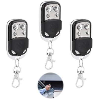 OEM Télécommande Universelle Pour Portail Et Porte De Garage – 3 Pièces, Fréquence 433 Mhz, 4 Boutons, Couleur Noire - Publicité OEM Télécommande Universelle Pour Portail Et Porte De Garage – 3 Pièces, Fréquence 433 Mhz, 4 Boutons, Couleur Noire - Publicité