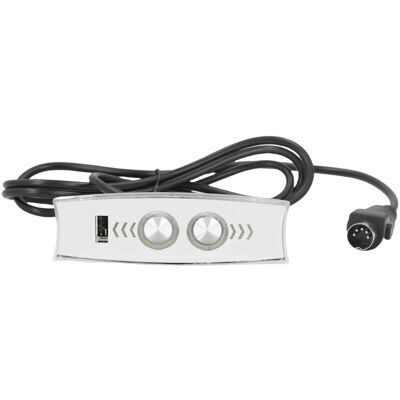 MOXIE Télécommande De Fauteuil Releveur Électrique Avec Port Usb, Rétroéclairage Led, 5 Broches, Couleur Argent - Publicité MOXIE Télécommande De Fauteuil Releveur Électrique Avec Port Usb, Rétroéclairage Led, 5 Broches, Couleur Argent - Publicité