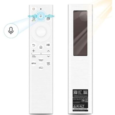 BEAUVIE Télécommande De Remplacement Samsung Bn59-01391a, Télécommande Vocale Solaire Universelle Pour Smart Tv Samsung Avec 4 Touches De Raccourci Blanc - Publicité BEAUVIE Télécommande De Remplacement Samsung Bn59-01391a, Télécommande Vocale Solaire Universelle Pour Smart Tv Samsung Avec 4 Touches De Raccourci Blanc - Publicité