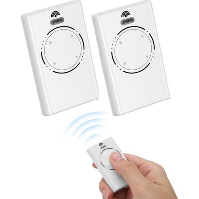 Flammkraft-télécommande De Porte De Garage — Compatible Avec Les Modèles Faac Xt4 868 Slh (868 Mhz, Double Canal) — Blanc (lot De 2) - Publicité Flammkraft-télécommande De Porte De Garage — Compatible Avec Les Modèles Faac Xt4 868 Slh (868 Mhz, Double Canal) — Blanc (lot De 2) - Publicité