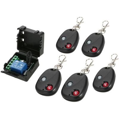 OEM Commutateur Rf 433 Mhz, Relais Monocanal Rf Dc 12 V 10 A, Système De Télécommande, Avec 5 Télécommandes,pour Contrôle D'Accès, Contrôle D'Éclairage Led, Portes De Garage,portails D'Accès, Ascenseurs-d - Publicité OEM Commutateur Rf 433 Mhz, Relais Monocanal Rf Dc 12 V 10 A, Système De Télécommande, Avec 5 Télécommandes,pour Contrôle D'Accès, Contrôle D'Éclairage Led, Portes De Garage,portails D'Accès, Ascenseurs-d - Publicité