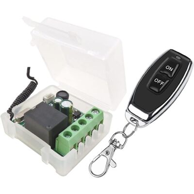 NONAME Interrupteur De Télécommande Sans Fil 433mhz 230v 220v 240v Récepteur De Relais De Commande À Distance À 1 Canal Avec 1 Émetteur Télécommandes Contacts Sans Potentiel Contrôleur De Relais - Publicité NONAME Interrupteur De Télécommande Sans Fil 433mhz 230v 220v 240v Récepteur De Relais De Commande À Distance À 1 Canal Avec 1 Émetteur Télécommandes Contacts Sans Potentiel Contrôleur De Relais - Publicité
