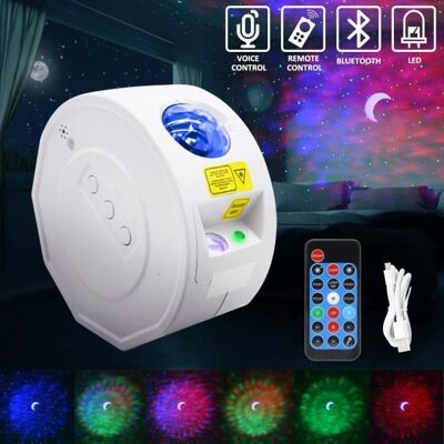 Cellfast Veilleuse Projecteur Etoiles, Avec Commande Vocale, Fonction De Télécommande Et Haut-parleur Bluetooth, Pour Cadeaux De Anniversaire - Publicité Cellfast Veilleuse Projecteur Etoiles, Avec Commande Vocale, Fonction De Télécommande Et Haut-parleur Bluetooth, Pour Cadeaux De Anniversaire - Publicité