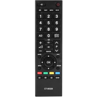 MOXIE Sjlerst – Télécommande De Remplacement Tv Toshiba – Multifonctionnelle – Design Ergonomique – Compatible Modèles Ct-90380, Ct-90336, Ct-90351 - Ct-90326 - Publicité MOXIE Sjlerst – Télécommande De Remplacement Tv Toshiba – Multifonctionnelle – Design Ergonomique – Compatible Modèles Ct-90380, Ct-90336, Ct-90351 - Ct-90326 - Publicité