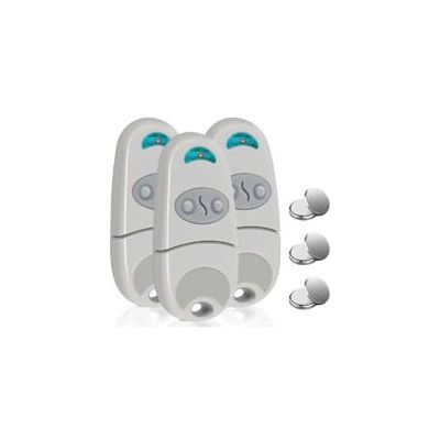 OEM Telecommande Porte De Garage, Telecommande Portail, 2 Canaux, 433,92 Mhz, Compatible Avec 433mhz Telecommande Ev, Na, Ee, Lot De 3- Blanc - Publicité OEM Telecommande Porte De Garage, Telecommande Portail, 2 Canaux, 433,92 Mhz, Compatible Avec 433mhz Telecommande Ev, Na, Ee, Lot De 3- Blanc - Publicité