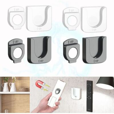 OEM Royaluxe-lot De 4 Supports Magnétiques Pour Télécommande, Porte Telecommande Tv, Support Telecommande Mural, Support Magnétique, Support Mural Pour Télécommande, Pour L'École Et La Maison - Publicité OEM Royaluxe-lot De 4 Supports Magnétiques Pour Télécommande, Porte Telecommande Tv, Support Telecommande Mural, Support Magnétique, Support Mural Pour Télécommande, Pour L'École Et La Maison - Publicité