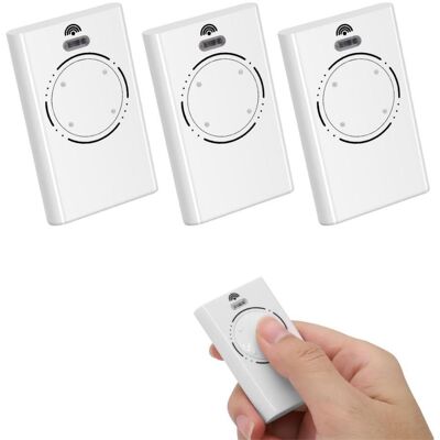 FLAMMKRAFT Télécommande De Porte De Garage — Compatible Avec Les Modèles Faac Xt4 868 Slh (868 Mhz, Double Canal) — Blanc (lot De 3) - Publicité FLAMMKRAFT Télécommande De Porte De Garage — Compatible Avec Les Modèles Faac Xt4 868 Slh (868 Mhz, Double Canal) — Blanc (lot De 3) - Publicité