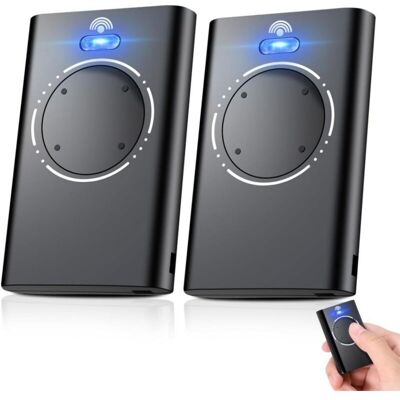 Flammkraft-télécommandes Pour Porte De Garage — Compatibles Avec Les Modèles Faac Xt4 433 Slh (433 Mhz, Double Canal) — Noir (lot De 2) - Publicité Flammkraft-télécommandes Pour Porte De Garage — Compatibles Avec Les Modèles Faac Xt4 433 Slh (433 Mhz, Double Canal) — Noir (lot De 2) - Publicité