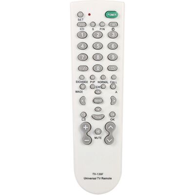 FANGMEDIA Télécommande Tv Intelligente Universelle, 1 Pièce, Contrleur De Remplacement Tv-139f Blanc - Publicité FANGMEDIA Télécommande Tv Intelligente Universelle, 1 Pièce, Contrleur De Remplacement Tv-139f Blanc - Publicité