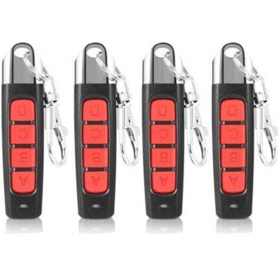 OEM Cloneur À Distance Sans Fil Universel 433 Mhz Avec Porte-clés Pour Portail Électrique Porte De Garage (rouge, Boutons Abcd)-dou - Publicité OEM Cloneur À Distance Sans Fil Universel 433 Mhz Avec Porte-clés Pour Portail Électrique Porte De Garage (rouge, Boutons Abcd)-dou - Publicité