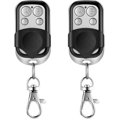 ABCRITAL Telecommande Universelle Portail, 2 Pièces Bip Portail Universelle, Telecommande Portail Universelle, Compatible 433.92 Mhz Rolling Code À 4 Boutons - Publicité ABCRITAL Telecommande Universelle Portail, 2 Pièces Bip Portail Universelle, Telecommande Portail Universelle, Compatible 433.92 Mhz Rolling Code À 4 Boutons - Publicité