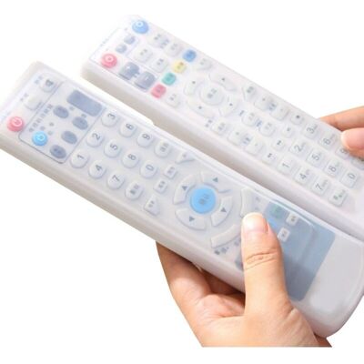 OEM Couvercle De La Télécommande Du Téléviseur, Protection À Distance Silicone Couvercle, Étui En Silicone Pour Télécommande, Couverture Télécommandée Boîtier, 18.5x5cm+21cm5cm Transparent 2 Pack - Publicité OEM Couvercle De La Télécommande Du Téléviseur, Protection À Distance Silicone Couvercle, Étui En Silicone Pour Télécommande, Couverture Télécommandée Boîtier, 18.5x5cm+21cm5cm Transparent 2 Pack - Publicité