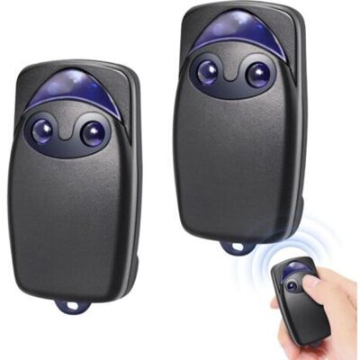 Vision Télécommande De Portail 433 Mhz Compatible Avec Flo2r-s, Télécommande De Porte De Garage 2 Canaux Pour N1ce One1, On1, On2e, Flo2r-s, Flo2re Pour Porte De Garage, Lot De 2 - Publicité Vision Télécommande De Portail 433 Mhz Compatible Avec Flo2r-s, Télécommande De Porte De Garage 2 Canaux Pour N1ce One1, On1, On2e, Flo2r-s, Flo2re Pour Porte De Garage, Lot De 2 - Publicité