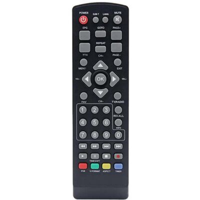 OEM Télécommande Universelle Dvb-t2 Pour Décodeur Tv Intelligent (stb), Compatible Avec Les Boîtiers Tv Hd (noir). Publicité OEM Télécommande Universelle Dvb-t2 Pour Décodeur Tv Intelligent (stb), Compatible Avec Les Boîtiers Tv Hd (noir). Publicité