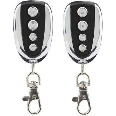 OEM Lot De 2 Télécommandes Universelles Pour Porte De Garage Et Portail 433.9 Mhz Avec Quatre Canaux - Remplacement Idéal - Publicité OEM Lot De 2 Télécommandes Universelles Pour Porte De Garage Et Portail 433.9 Mhz Avec Quatre Canaux - Remplacement Idéal - Publicité