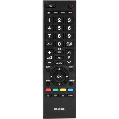 MOXIE Sjlerst – Télécommande De Remplacement Tv Toshiba – Multifonctionnelle – Design Ergonomique – Compatible Modèles Ct-90380, Ct-90336, Ct-90351 - Ct-90326 - Publicité MOXIE Sjlerst – Télécommande De Remplacement Tv Toshiba – Multifonctionnelle – Design Ergonomique – Compatible Modèles Ct-90380, Ct-90336, Ct-90351 - Ct-90326 - Publicité