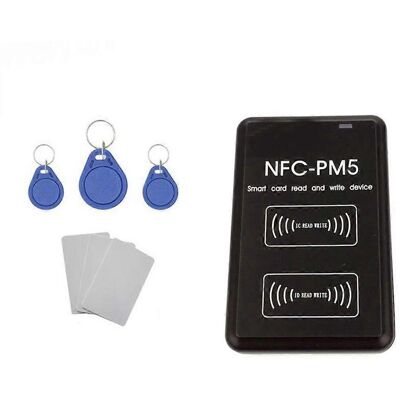 FLAMMKRAFT Lecteur De Cartes À Puce Nfc, Graveur, Copieur, Duplicateur Portable, Programmateur - 3 Cartes, 3 Boucles - Publicité FLAMMKRAFT Lecteur De Cartes À Puce Nfc, Graveur, Copieur, Duplicateur Portable, Programmateur - 3 Cartes, 3 Boucles - Publicité