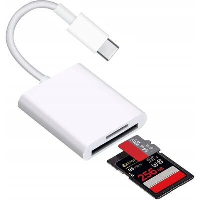 CO2 Lecteur de cartes mémoire - USB-C Micro SD/TF Jusqu’à 256GB - Publicité CO2 Lecteur de cartes mémoire - USB-C Micro SD/TF Jusqu’à 256GB - Publicité