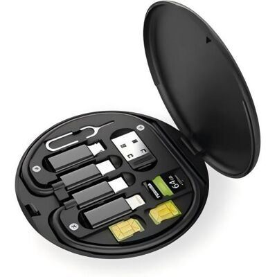 OEM Câble De Données Tec M2 60 W - Interface Multiple + Lecteur De Carte Sim + Lecteur Sd/tf, Kit Complet Pour Appareils Mobiles, Couleur Noire - Publicité OEM Câble De Données Tec M2 60 W - Interface Multiple + Lecteur De Carte Sim + Lecteur Sd/tf, Kit Complet Pour Appareils Mobiles, Couleur Noire - Publicité