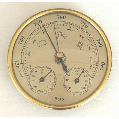 URSUS Baromètre, Station Météo Avec Baromètre Et Thermomètre Hygromètre, Station Météo Analogique Murale 3 En 1 Pour Intérieur Et Extérieur - Publicité URSUS Baromètre, Station Météo Avec Baromètre Et Thermomètre Hygromètre, Station Météo Analogique Murale 3 En 1 Pour Intérieur Et Extérieur - Publicité