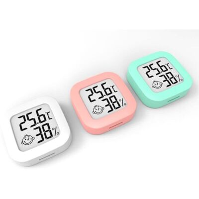 URSUS Mini Thermomètre Hygromètre Intérieur, Digital Thermo Hygromètre Indicateur Précision D'Ambiance Moniteur De Température Et Humidimètre (3 Pièces) - Publicité URSUS Mini Thermomètre Hygromètre Intérieur, Digital Thermo Hygromètre Indicateur Précision D'Ambiance Moniteur De Température Et Humidimètre (3 Pièces) - Publicité