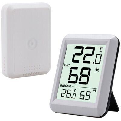 OEM Thermomètre Intérieur Et Extérieur. Connecté Avec Capteur Extérieur Sans Fil. Hygromètre Numérique Avec Grand Écran Lcd. Commutateur ℃/℉. Pour Bureau. Maison. Chambre. Publicité OEM Thermomètre Intérieur Et Extérieur. Connecté Avec Capteur Extérieur Sans Fil. Hygromètre Numérique Avec Grand Écran Lcd. Commutateur ℃/℉. Pour Bureau. Maison. Chambre. Publicité