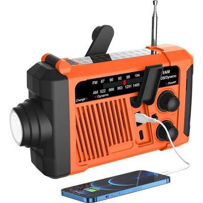 Zanussi (orange) Radio Météo D'Urgence (modèle P96) Am Fm, Solaire/manivelle/chargement Usb, Fonctionne Avec Piles, Alarme Sos/lampe De Poche/lampe Led Pour Urgence Extérieure - Publicité Zanussi (orange) Radio Météo D'Urgence (modèle P96) Am Fm, Solaire/manivelle/chargement Usb, Fonctionne Avec Piles, Alarme Sos/lampe De Poche/lampe Led Pour Urgence Extérieure - Publicité