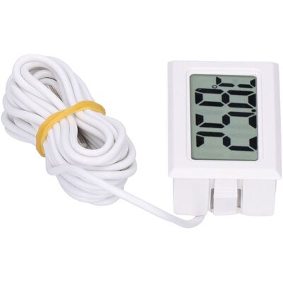 MOXIE Thermomètre Numérique, Fy13001 -50-110 , Mini Instrument De Mesure De Température Électronique Filaire Lcd, Thermomètre Numérique Sans Fil(blanc),thermostat - Publicité MOXIE Thermomètre Numérique, Fy13001 -50-110 , Mini Instrument De Mesure De Température Électronique Filaire Lcd, Thermomètre Numérique Sans Fil(blanc),thermostat - Publicité