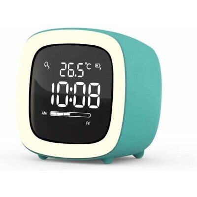 Melissa Réveil Pour Enfants Avec Veilleuse - Rechargeable, Double Alarme, Affichage Température, Mode Week-end, Fonction Snooze - Publicité Melissa Réveil Pour Enfants Avec Veilleuse - Rechargeable, Double Alarme, Affichage Température, Mode Week-end, Fonction Snooze - Publicité