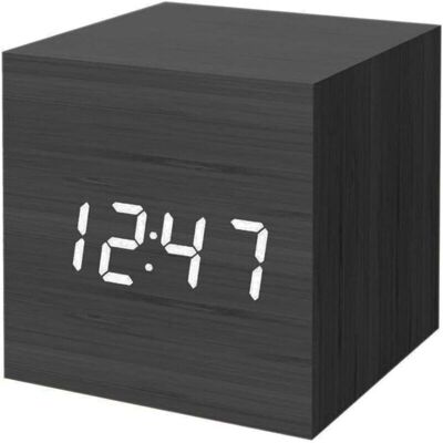 URSUS Réveil Numérique, Mini-réveil De Bureau Cube Moderne À Lumière Led En Bois, Affiche L'Heure Et La Température Pour Les Enfants, Les Chambres, La Maison, Les Dortoirs, Les Voyages - Publicité URSUS Réveil Numérique, Mini-réveil De Bureau Cube Moderne À Lumière Led En Bois, Affiche L'Heure Et La Température Pour Les Enfants, Les Chambres, La Maison, Les Dortoirs, Les Voyages - Publicité