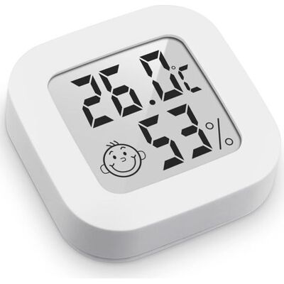 ABYSSE 3 Pièces - Mini Thermomètre Hygromètre Intérieur Digital À Haute Précision, Moniteur De Température Et Humidimètre, Thermo Hygromètre Indicateur Du Niveau De Confort - Publicité ABYSSE 3 Pièces - Mini Thermomètre Hygromètre Intérieur Digital À Haute Précision, Moniteur De Température Et Humidimètre, Thermo Hygromètre Indicateur Du Niveau De Confort - Publicité