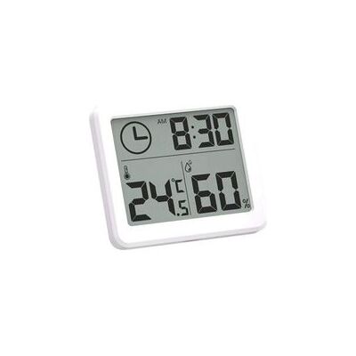OEM Thermomètre Hygromètre Numérique Lcd D'Intérieur. Affichage De La Température Et De L'Humidité. Fonction Réveil. Plage De Température : De 10 °c À 70 °c. Publicité OEM Thermomètre Hygromètre Numérique Lcd D'Intérieur. Affichage De La Température Et De L'Humidité. Fonction Réveil. Plage De Température : De 10 °c À 70 °c. Publicité