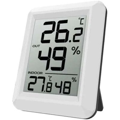 SCORPIO Station Météo Sans Fil Intérieur/extérieur Avec Capteur Extérieur, Petit Thermomètre Hygromètre Numérique. Compact Et Précis. Publicité SCORPIO Station Météo Sans Fil Intérieur/extérieur Avec Capteur Extérieur, Petit Thermomètre Hygromètre Numérique. Compact Et Précis. Publicité