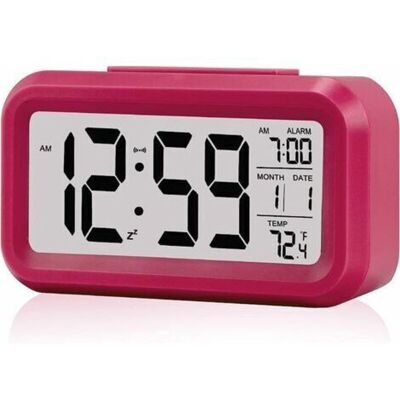 SANS MARQUE Réveil, Petit Réveil Numérique, Affichage Avec Calendrier Snooze, Affichage De L'Alarme De Température, Facile À Installer Près Du Lit (rouge) - Publicité SANS MARQUE Réveil, Petit Réveil Numérique, Affichage Avec Calendrier Snooze, Affichage De L'Alarme De Température, Facile À Installer Près Du Lit (rouge) - Publicité